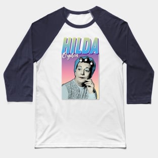 Hilda Ogden - Retro Pop Art Corrie TV Tribute Baseball T-Shirt